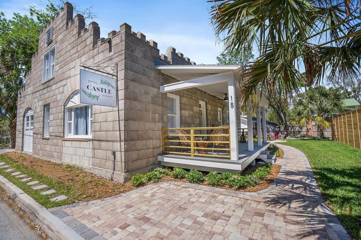 Remodeled Historic 1800S Carriage House, The Castle Garden, Colonial Modern Mansion Villa St. Augustine Exterior foto